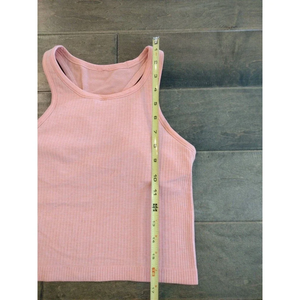 LULULEMON Women's Ebb To Street peach waist racerback tank top - 6